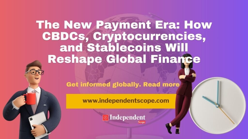 The New Payment Era: How CBDCs, Cryptocurrencies, and Stablecoins Will Reshape Global Finance